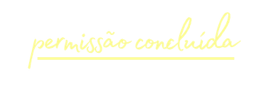 Permissão concluída
