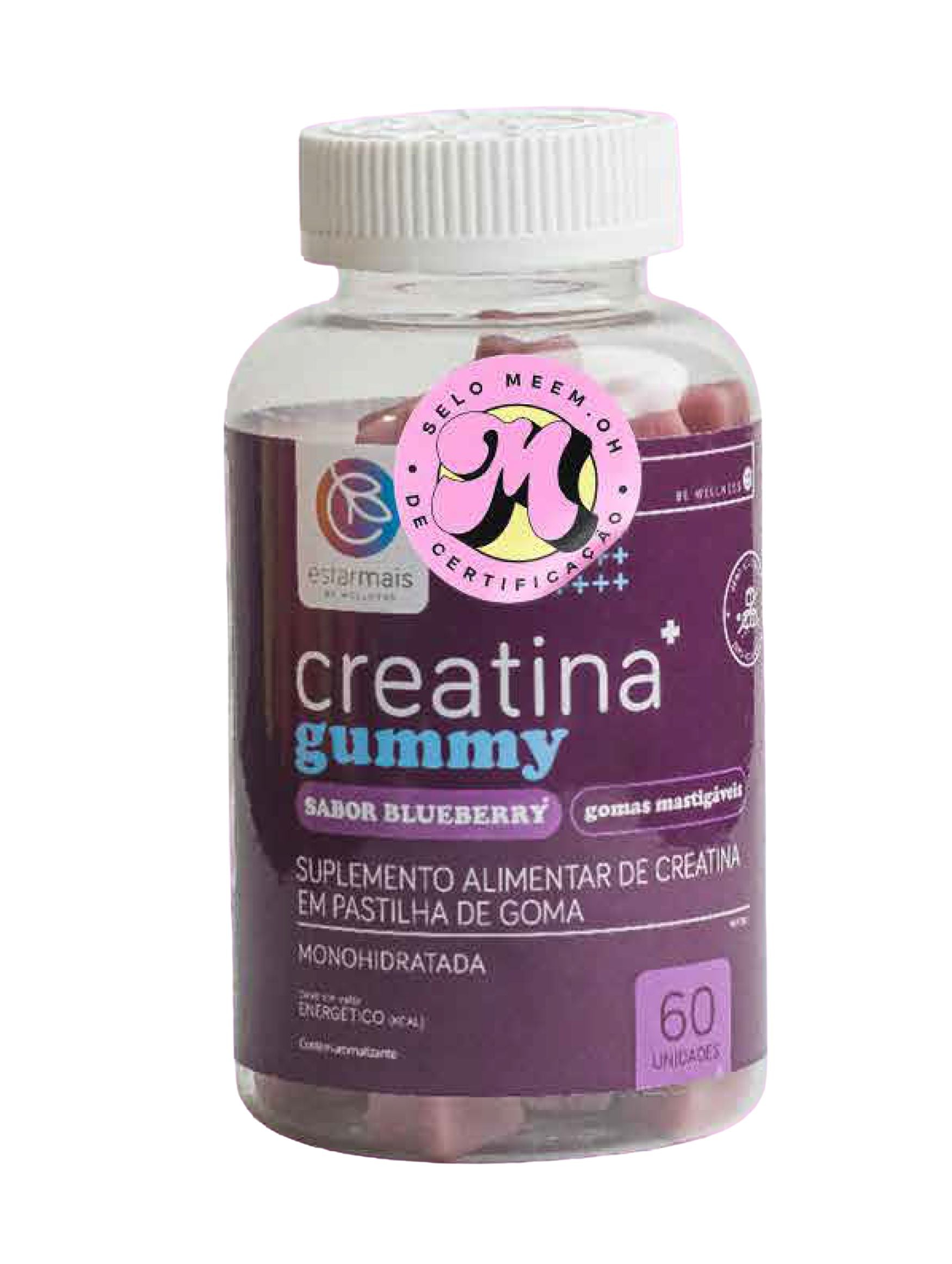 Creatina Gummy Blueberry Selo Meem.oh