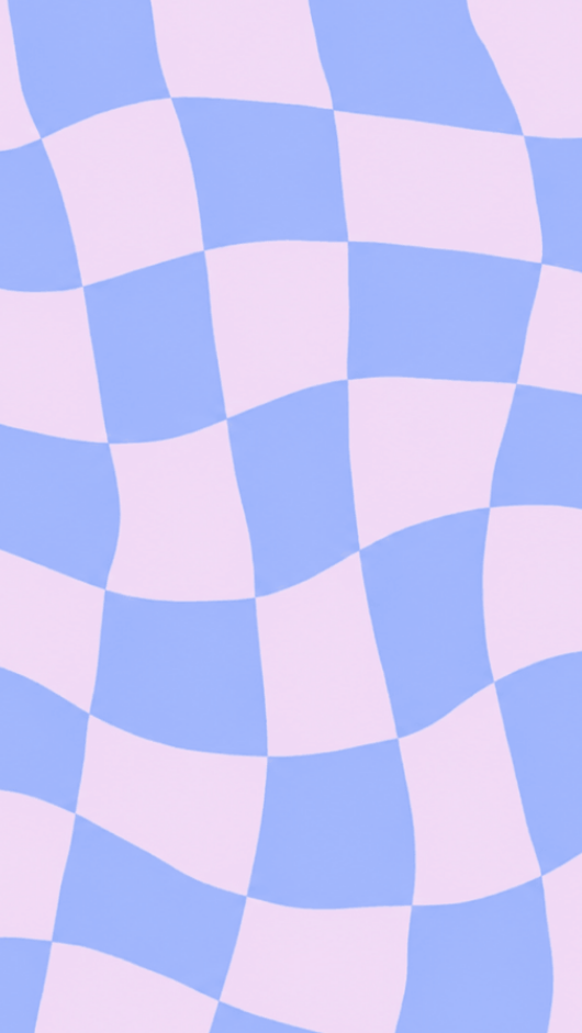Fundo quadriculado azul e rosa
