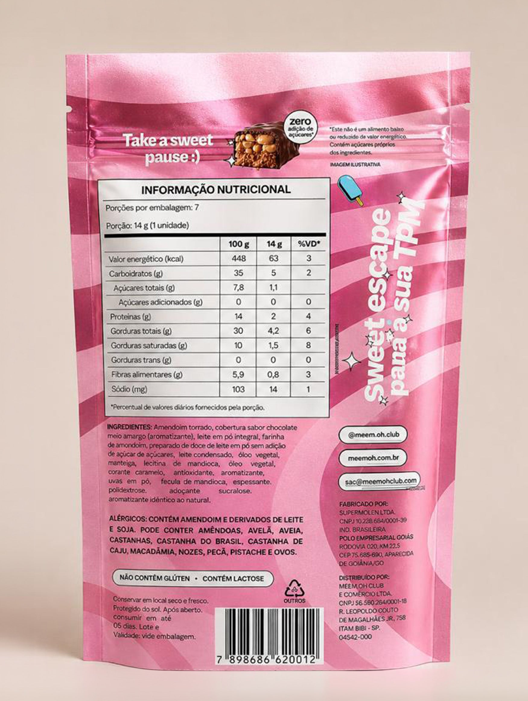 TPM Bites Zero Neura Amendoim com Doce de Leite
